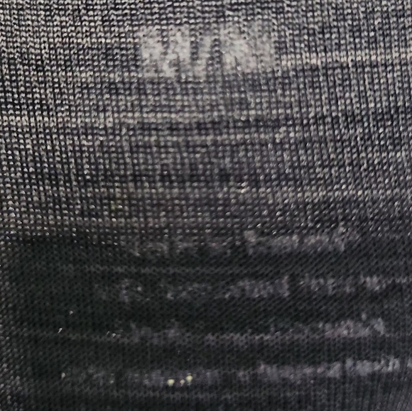 Haggar Black and Gray Polo Shirt Lightweight Performance Size Medium - Picture 3 of 4